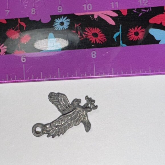 Pewter Flying Eagle Pendant - Picture 10 of 16